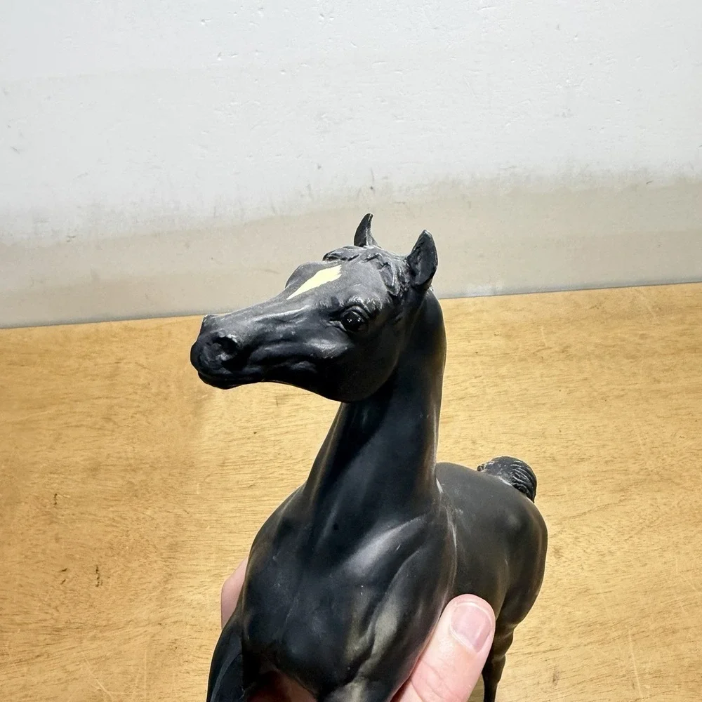 Vintage Breyer Morgan Stallion #48 Black Stretch Model Horse Traditional Cm